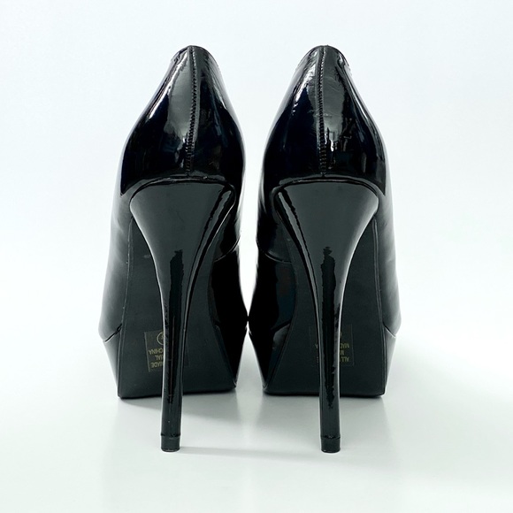 Black Platform Stiletto Heels - Picture 3 of 6